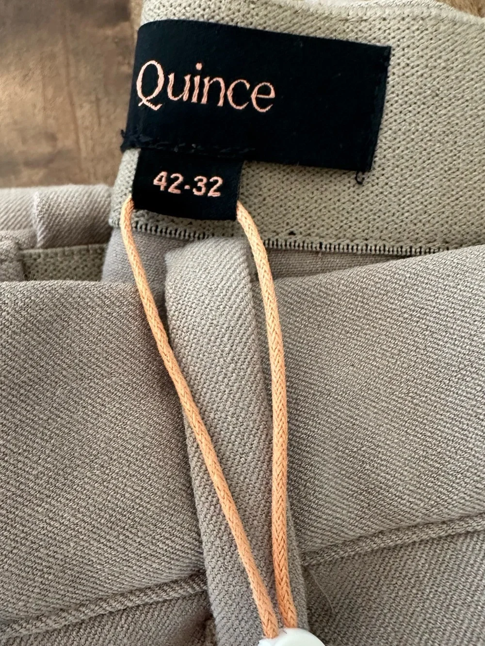 Quince Ultra Stretch 24/7 Smart Chino in Sand Dune, 42x32